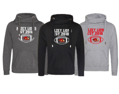 CROSS NECK HOODIE EST