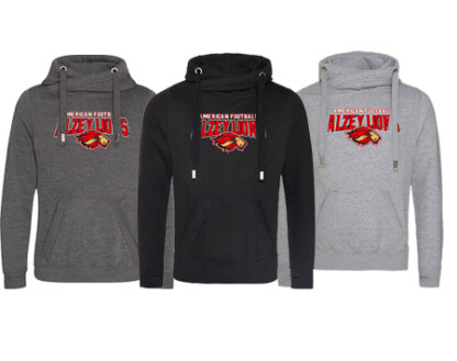 CROSS NECK HOODIE OLD